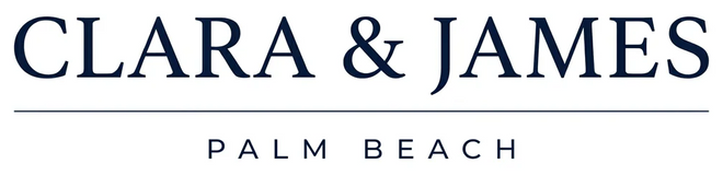 Clara & James Palm Beach logo