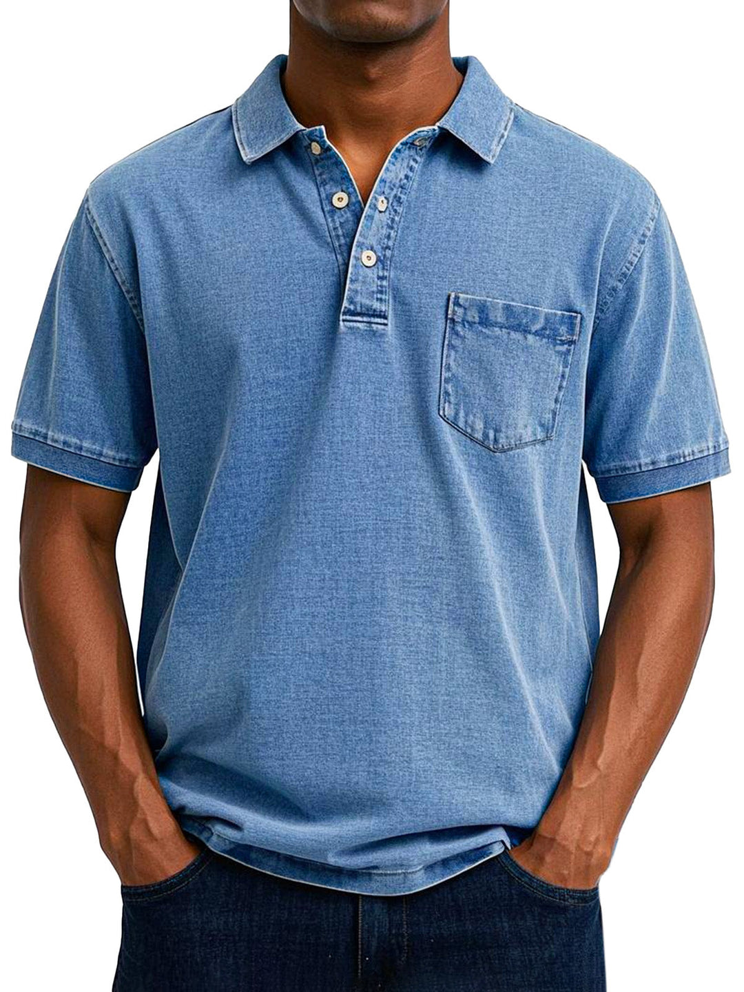 Men's Vintage Casual Polo Shirt Polo Shirt from Clara & James Palm Beach