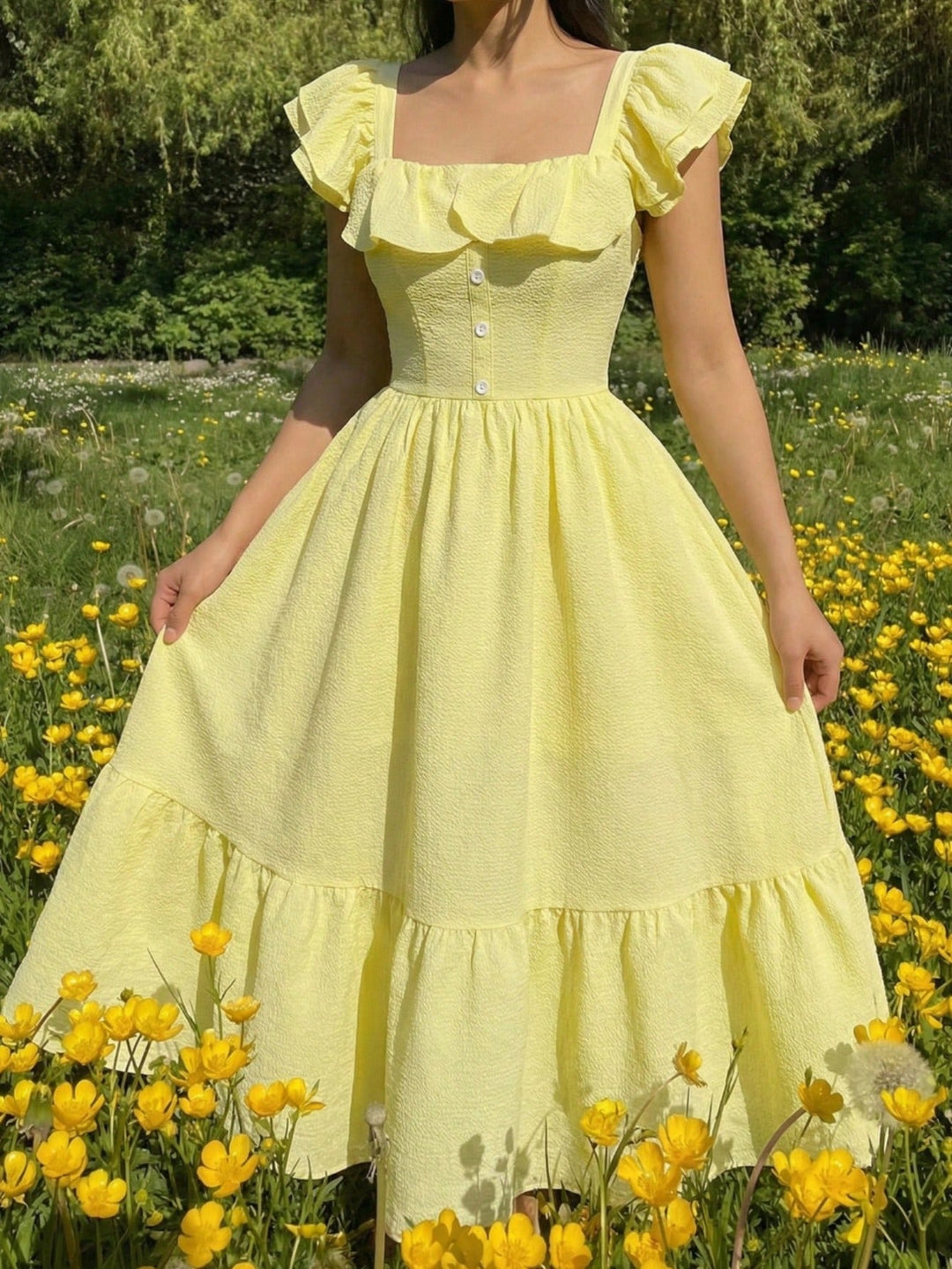 Women's Cocktail Maxi Dress - Off-Shoulder Ruffled Cocktail & Formal Dress from Clara & James Palm Beach