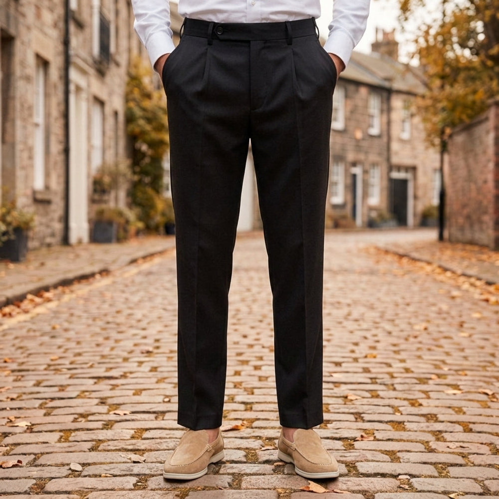 Men's Valletta Single Pleated Trousers