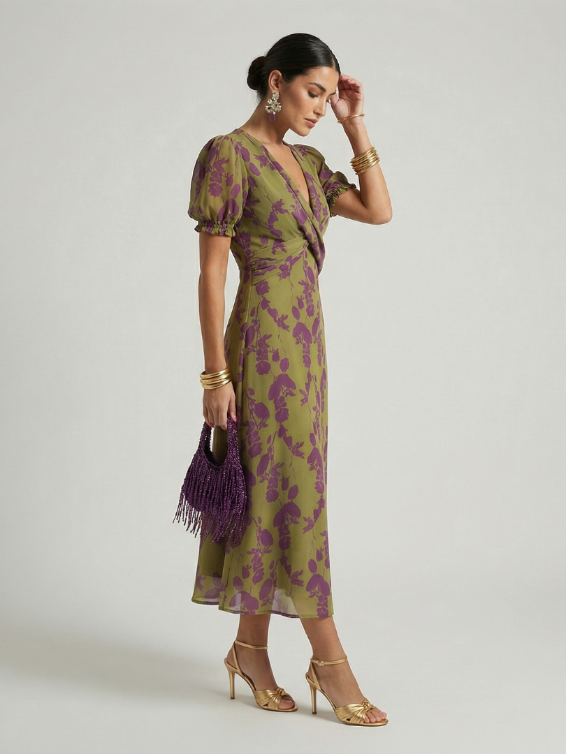 Women's Virel Relaxed Floral Midi Dress