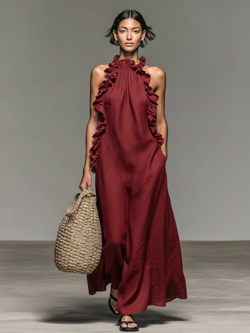 Women's Gladys Maxi Dress with pockets