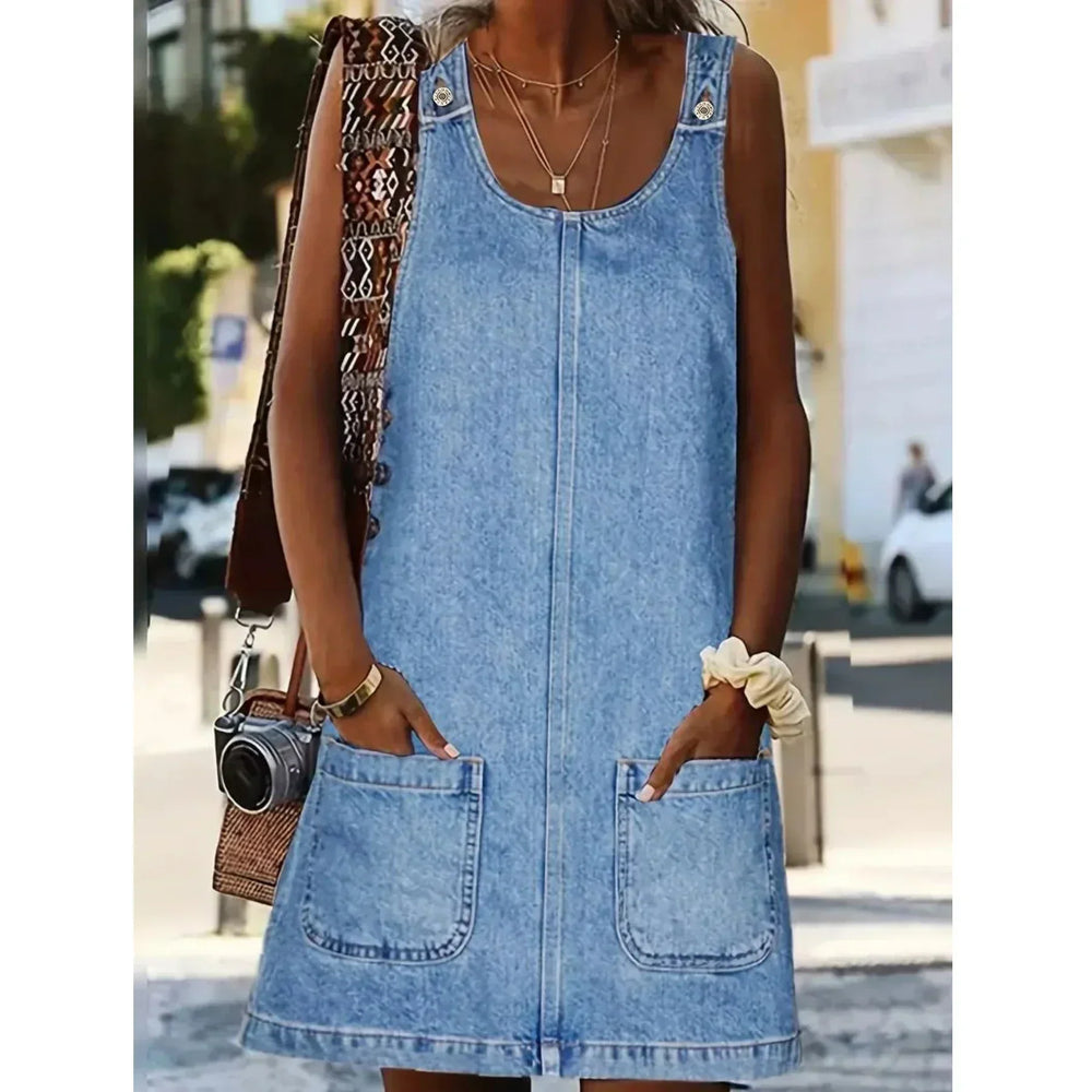 Women's Relaxed Dresses with a Denim Look