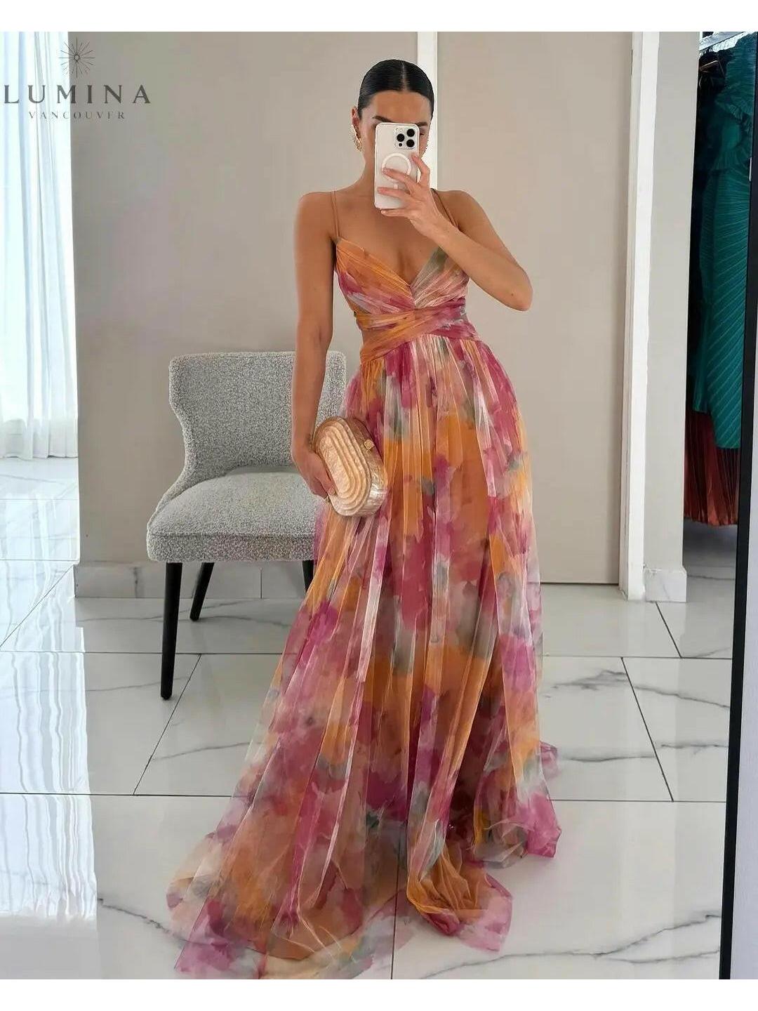 Women's Stunning Maxi Dress Wedding Guest Dress from Clara & James Palm Beach