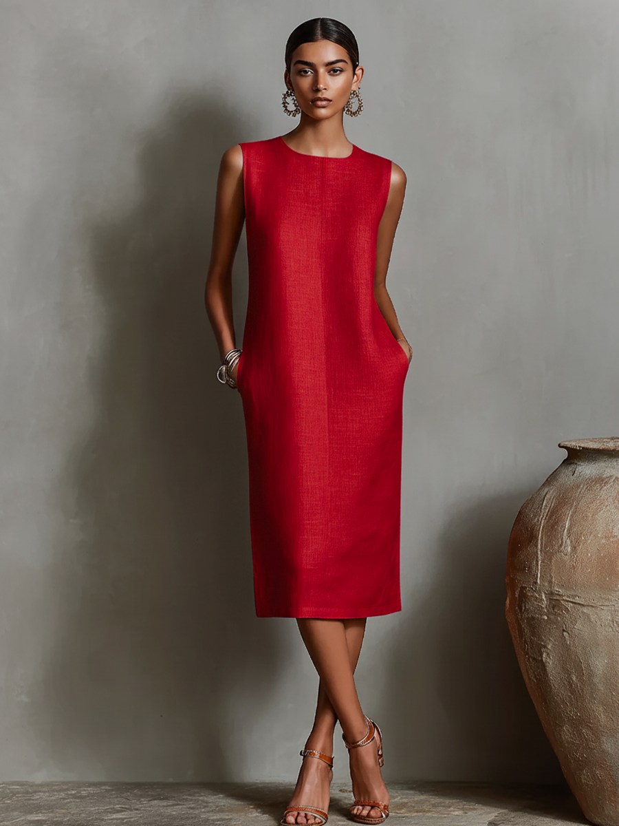 Women's Maureen Midi Dress with pockets