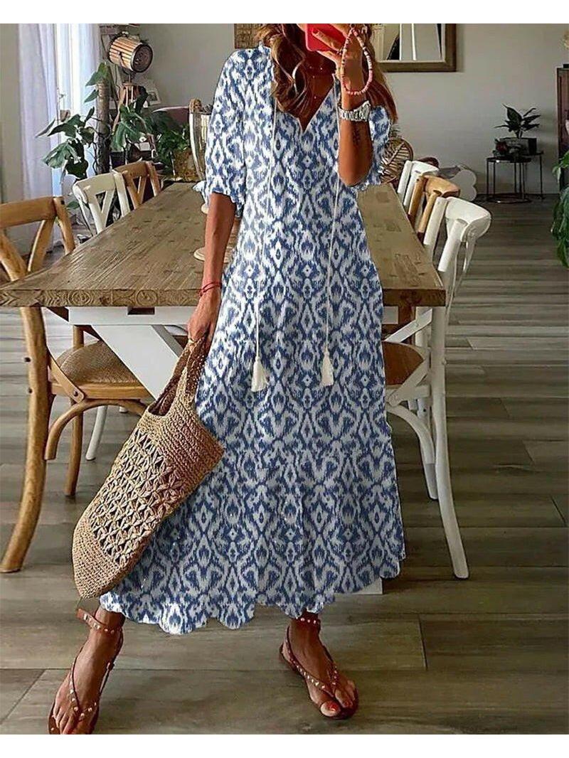 Women's Boho Tummy Coverage Dress Cocktail & Formal Dress from Clara & James Palm Beach