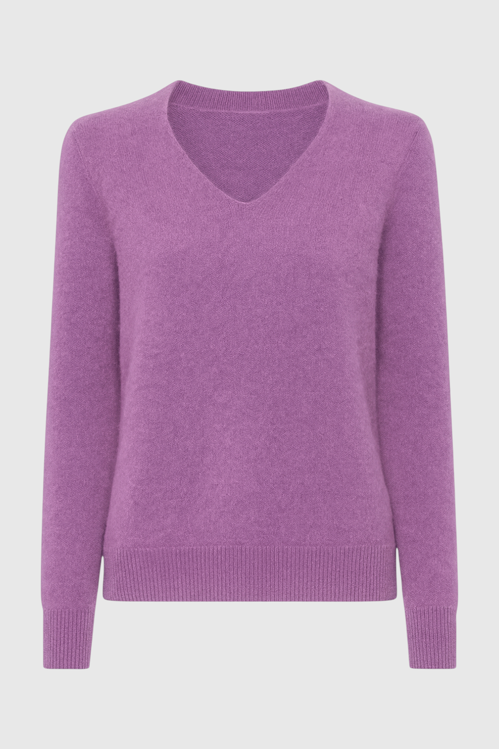 Women's Cozy Dark Purple Sweater with Flattering Fit Fall Dress & Knitwear from Clara & James Palm Beach