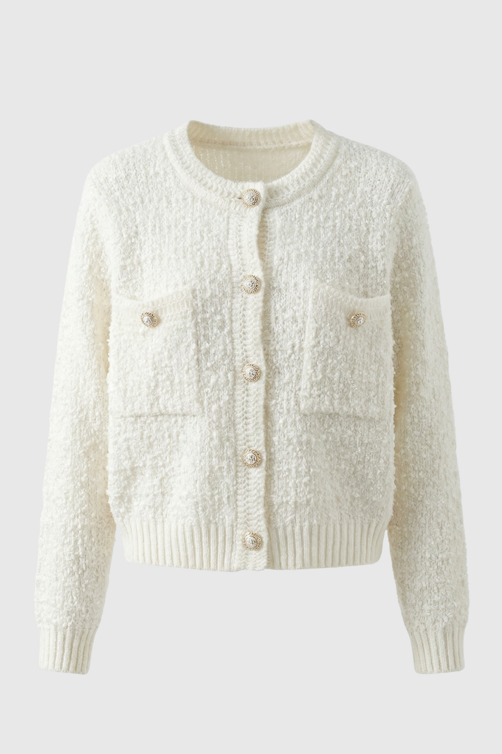 Women's Cozy Open-Front Cardigan with Ribbed Details Fall Dress & Knitwear from Clara & James Palm Beach