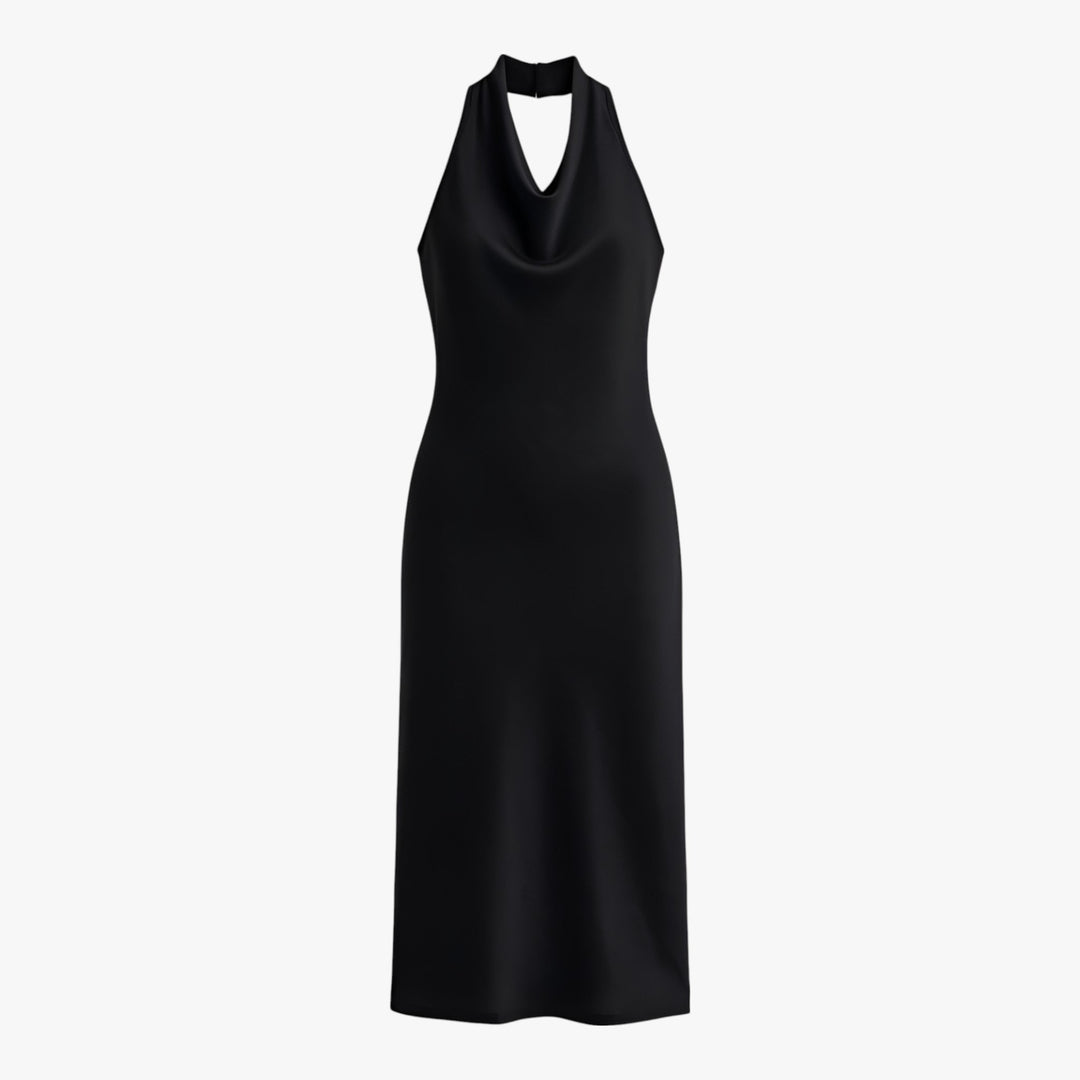 Women's Elegant Backless Midi Dress for Summer Chic Summer Dress from Clara & James Palm Beach