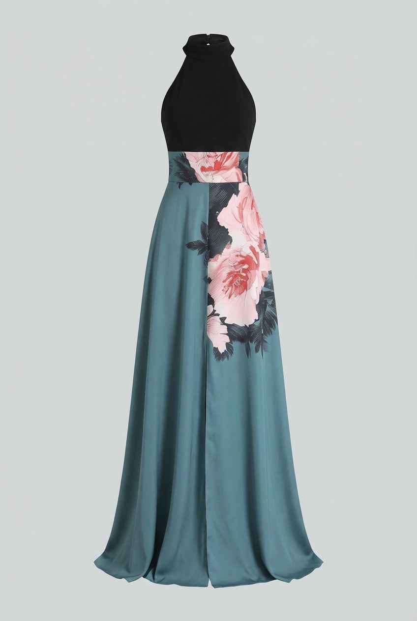 Women's Elegant Floral Maxi Dress with Comfortable Fit Summer Dress from Clara & James Palm Beach