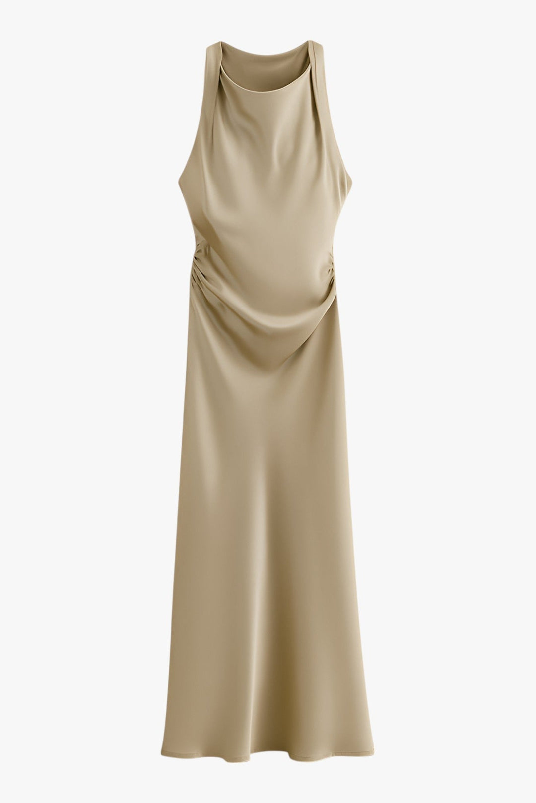 Women's Elegant Khaki Summer Dress with Sophisticated Fit Summer Dress from Clara & James Palm Beach
