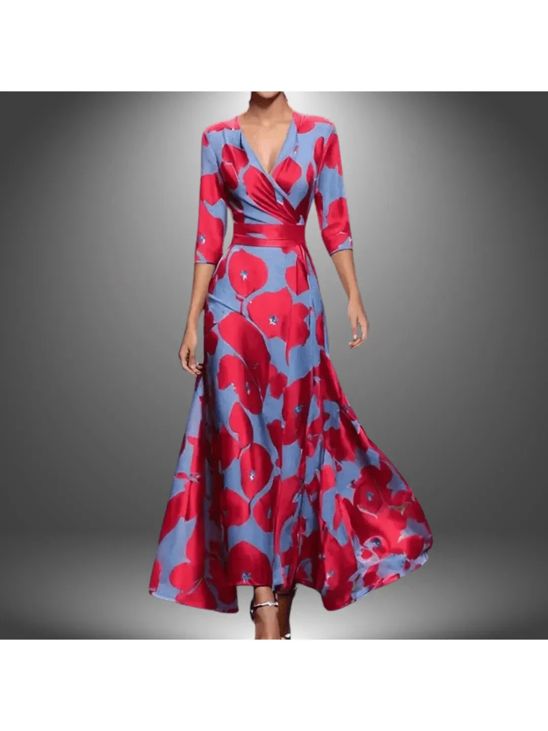Women's Printed Wrap Dress Cocktail & Formal Dress from Clara & James Palm Beach