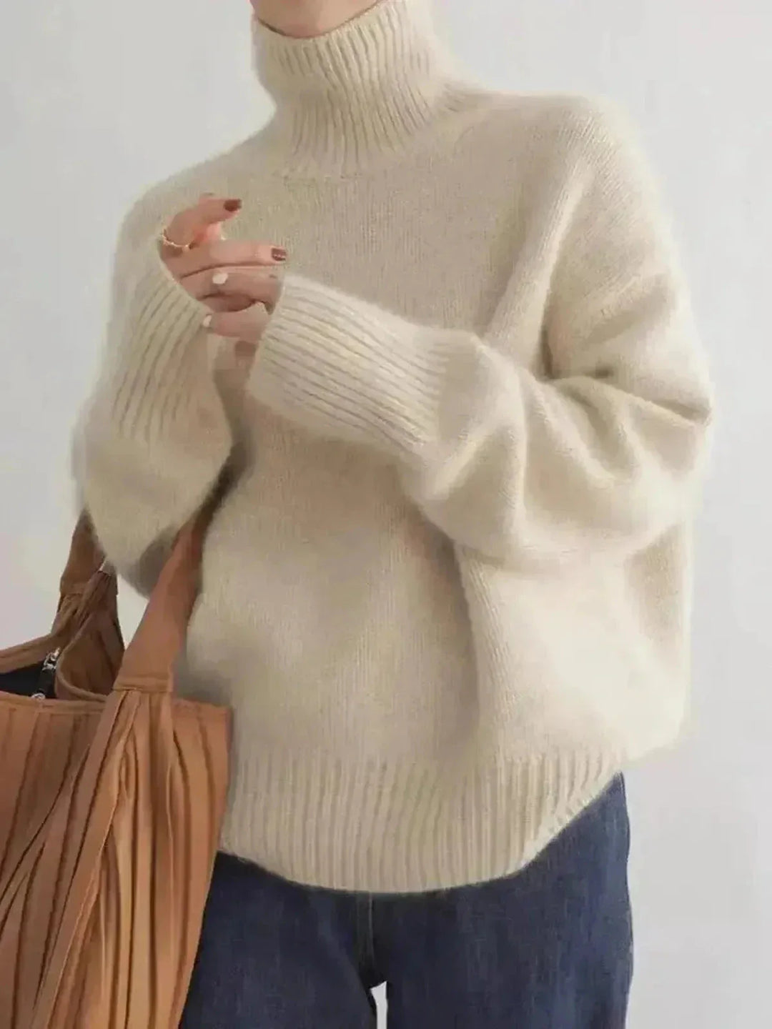 Women's Turtleneck Sweater Fall Dress & Knitwear from Clara & James Palm Beach