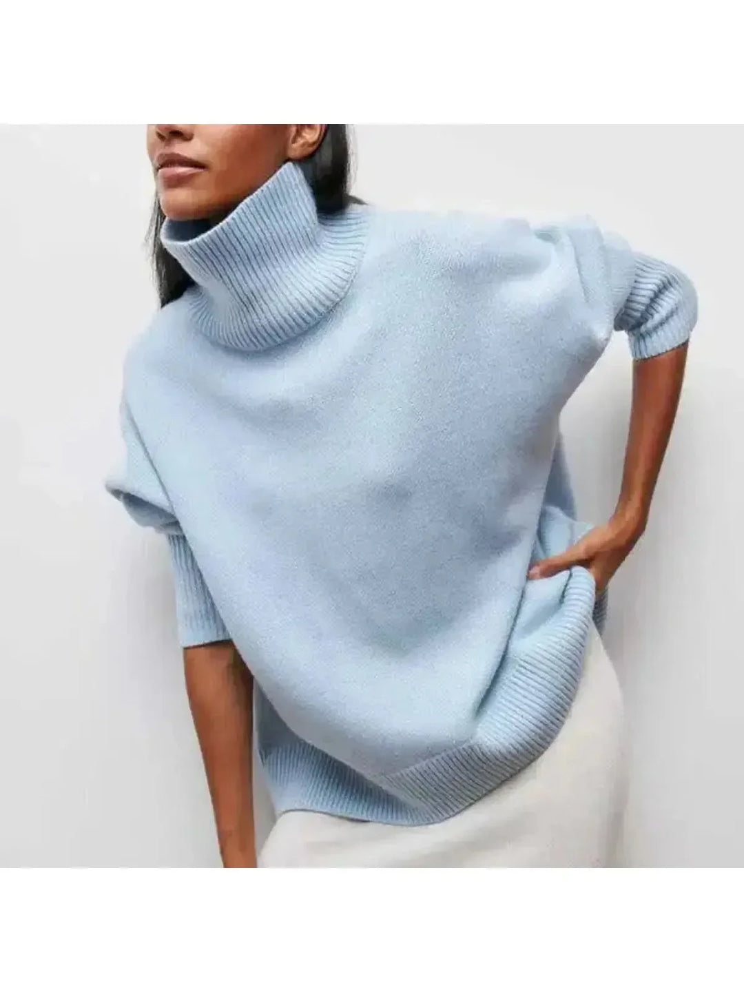 Women's Cozy Turtleneck Sweater Fall Dress & Knitwear from Clara & James Palm Beach