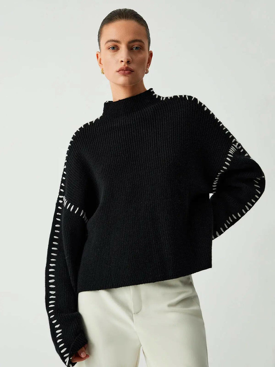 Women's Knitted Sweater Fall Dress & Knitwear from Clara & James Palm Beach