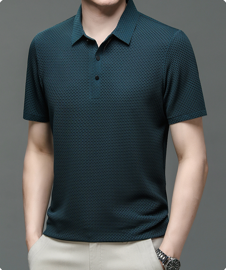 Men's Polo Shirt | Textured