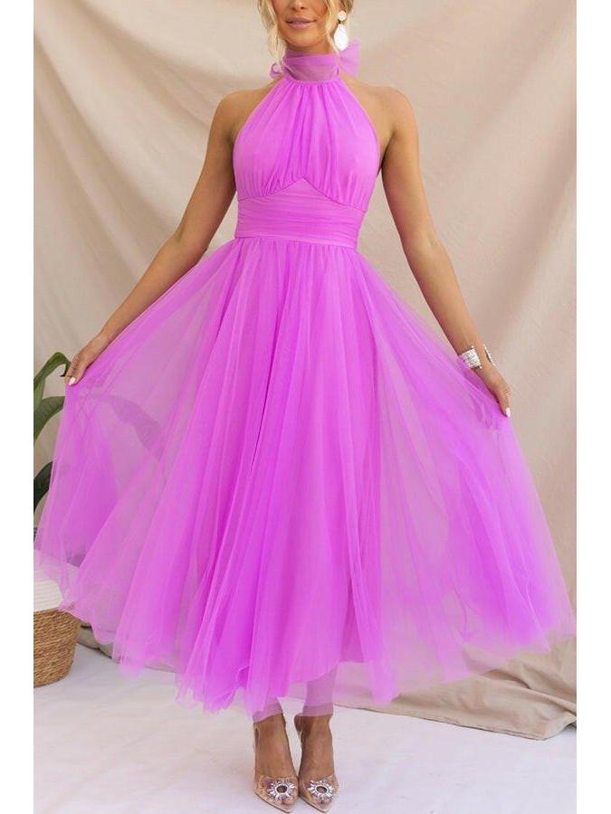 Women's Fancy Tulle Dress Wedding Guest Dress from Clara & James Palm Beach
