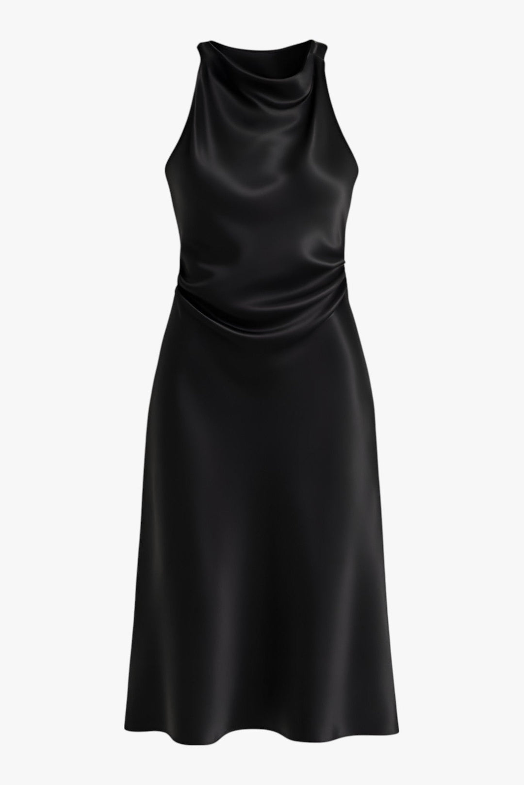 Women's Elegant Black Maxi Dress with Flattering Silhouette Summer Dress from Clara & James Palm Beach