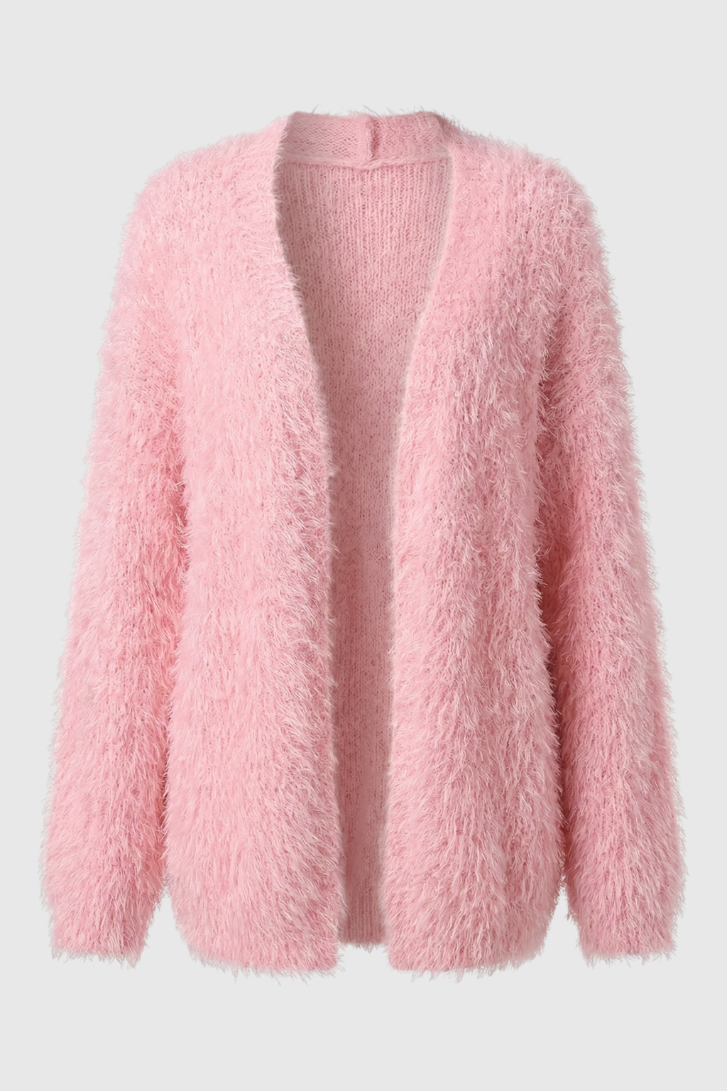 Women's Cozy Pink Knit Cardigan with Versatile Styling Fall Dress & Knitwear from Clara & James Palm Beach