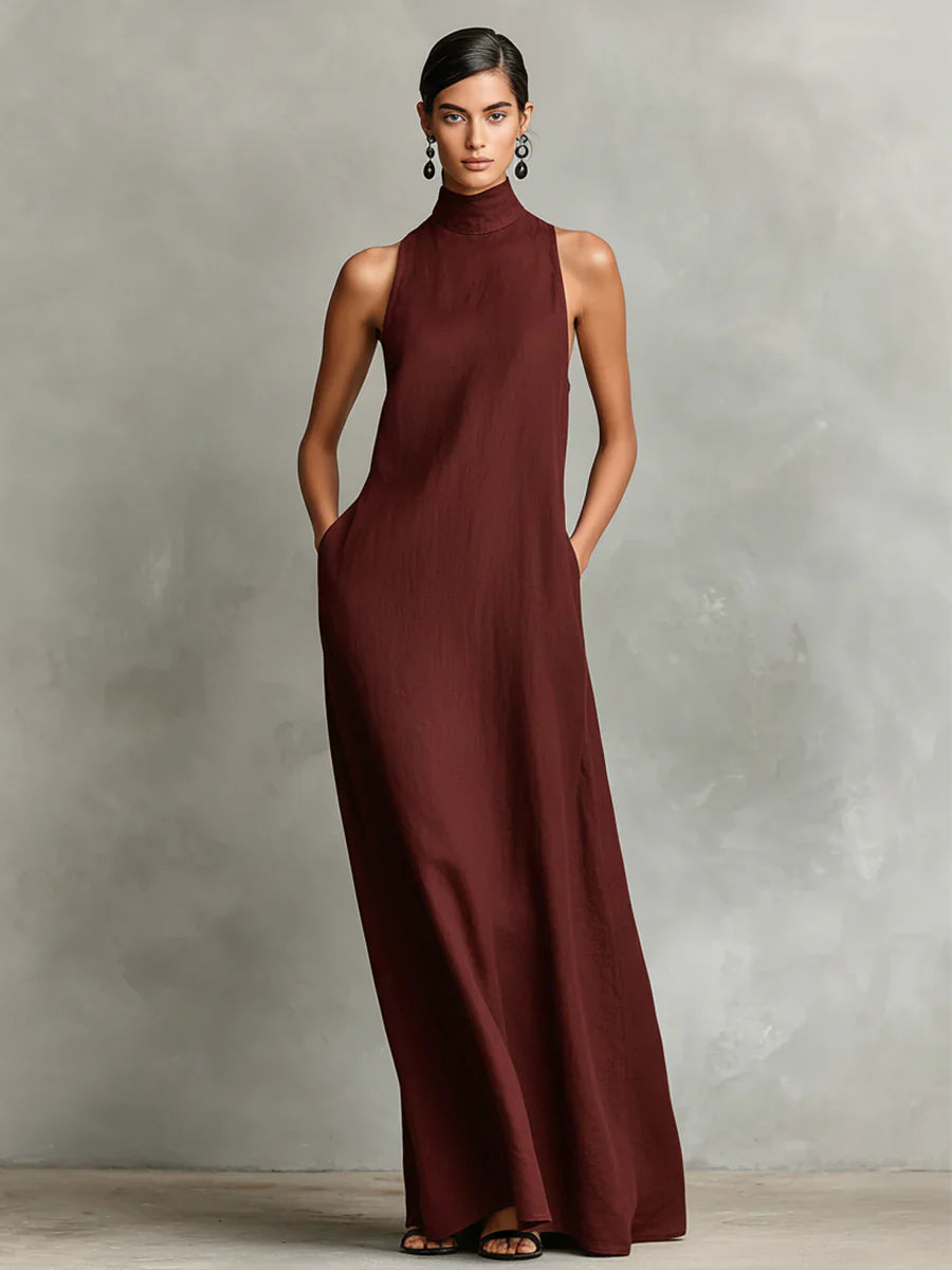 Women's Minimalist Maxi Dress