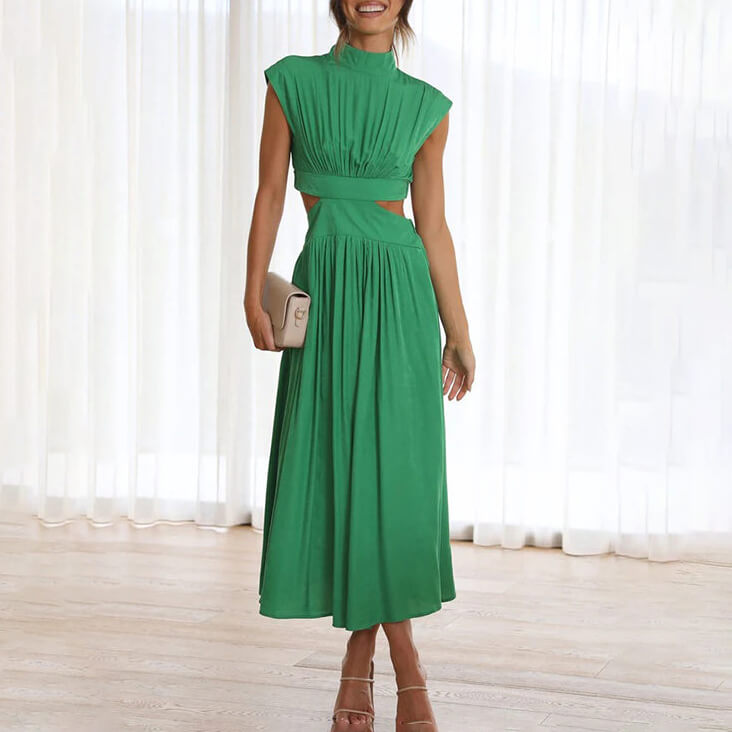 Women's Dress - Cut Out Maxi Wedding Guest Dress from Clara & James Palm Beach