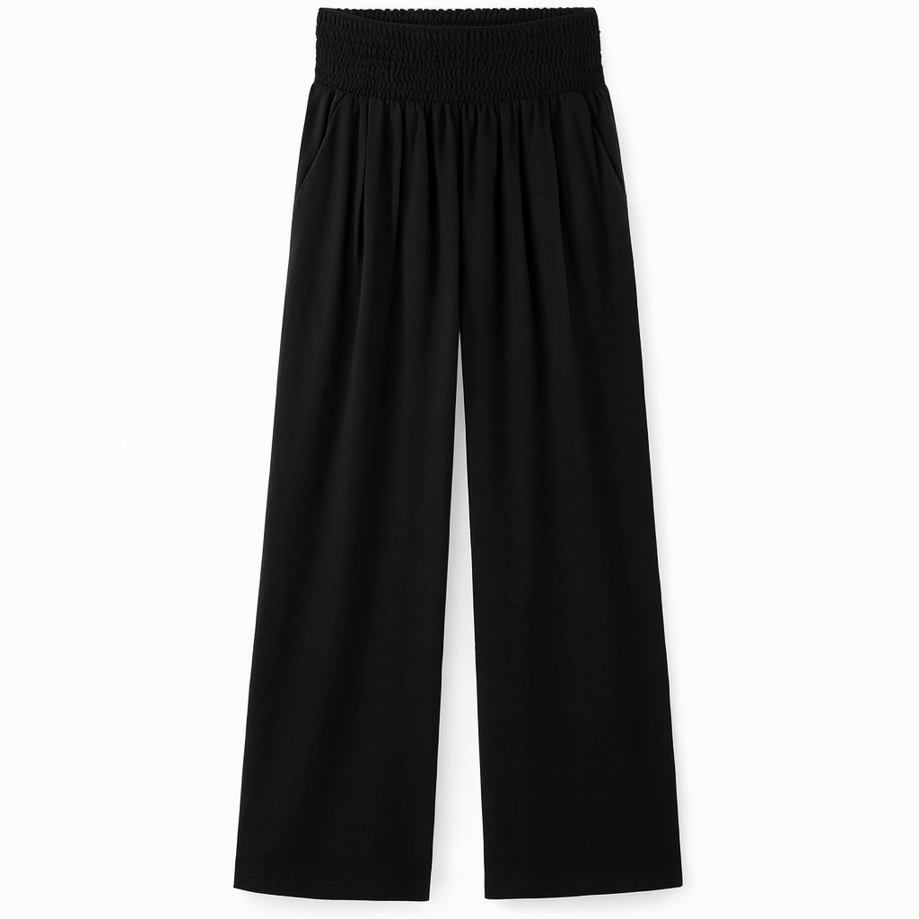 Women's Chic Lightweight Wide-Leg Trousers for Effortless Summer Dress from Clara & James Palm Beach