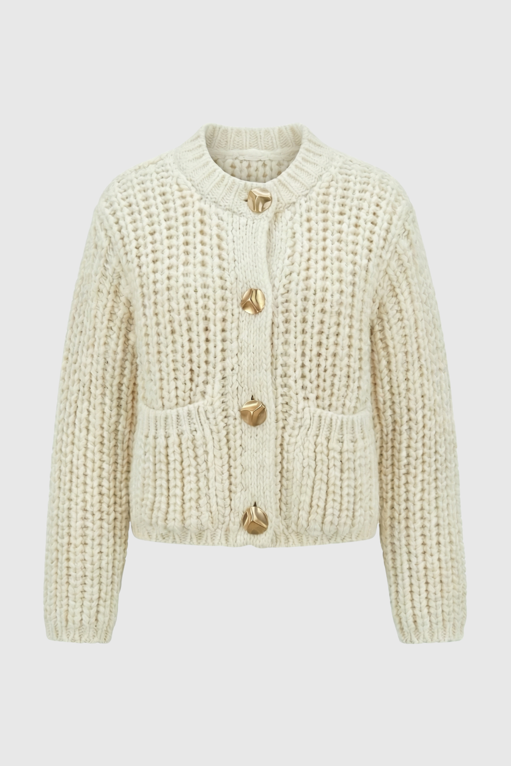 Women's Cozy White Long Cardigan Sweater with Relaxed Fit Fall Dress & Knitwear from Clara & James Palm Beach